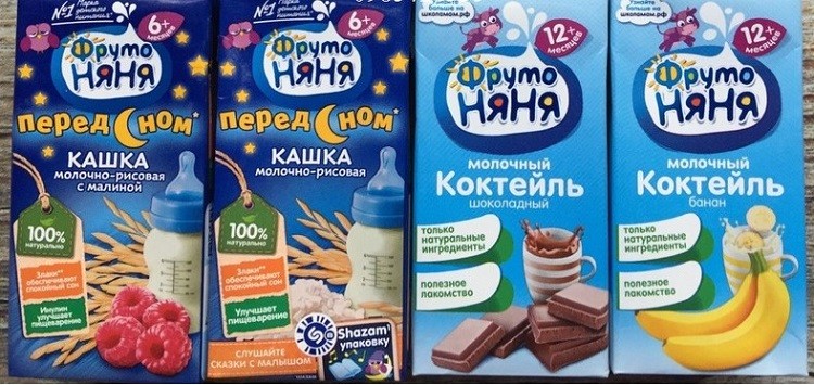 Review sữa Fruto Nyanya ngũ cốc của Nga