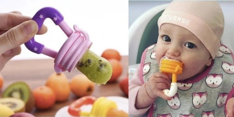 Có nên cho bé dùng túi nhai ăn dặm