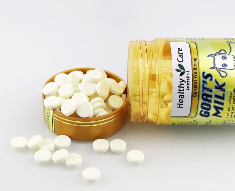Review sữa dê cô đặc dạng viên Healthy Care Goat Milk có tốt không