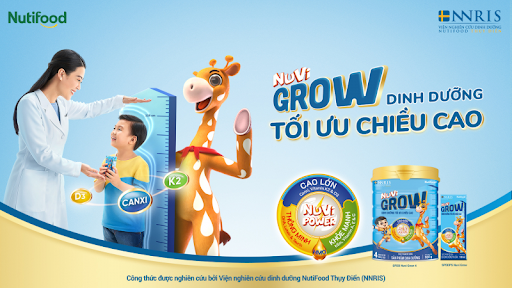 Review sữa Nuvi Grow