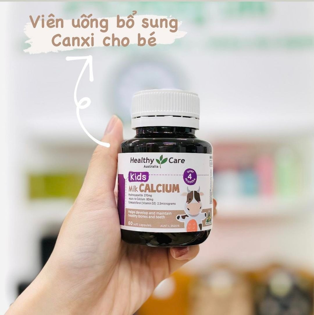 Tác dụng của Canxi Healthy Care đối với sự phát triển ở trẻ nhỏ