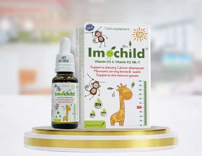 Thiết kế bao bì Imochild D3K2