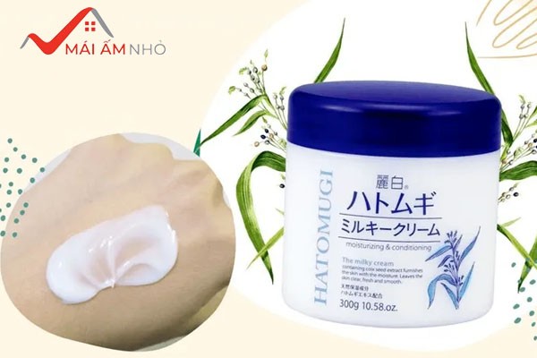 Kem dưỡng ẩm Hatomugi Moisturizing Conditioning The Milky Cream