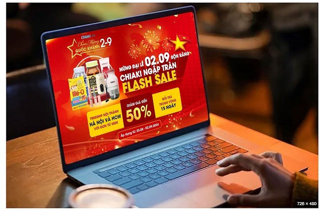 Chiaki SALE mừng đại lễ 02/09 xả deal sốc giảm giá 50%, freeship cho đơn hàng từ 300k