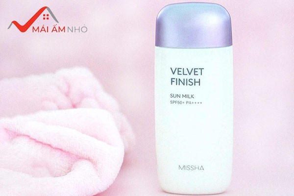 Kem chống nắng Missha All-Around Safe Block Velvet Finish Sun Milk SPF50+/PA++++