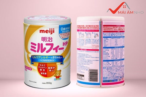 Thành phần trong sữa dị ứng Meiji Mirufi HP