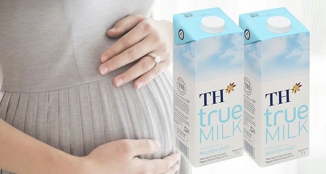 Bà bầu nên uống sữa TH True Milk không đường