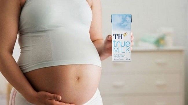 Một số lưu ý khi uống sữa TH True Milk khi mang thai