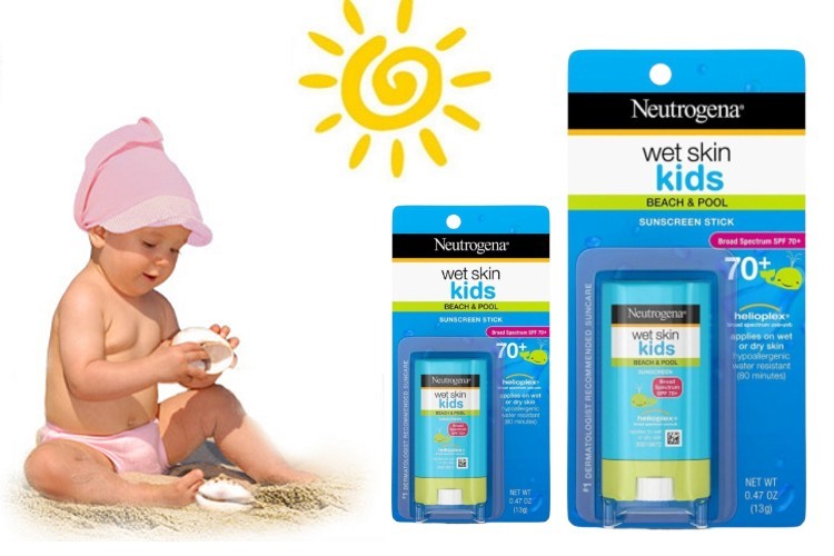 Kem chống nắng Neutrogena Wet Skin Kids