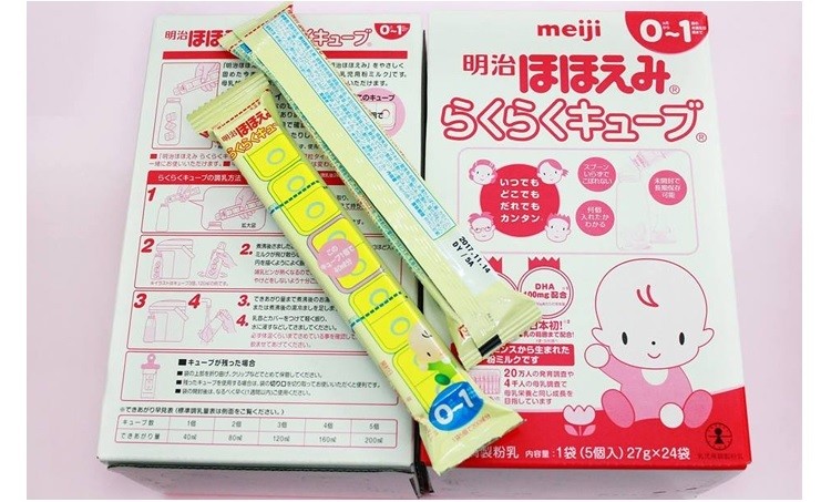 Sữa Meiji số 0 dạng thanh