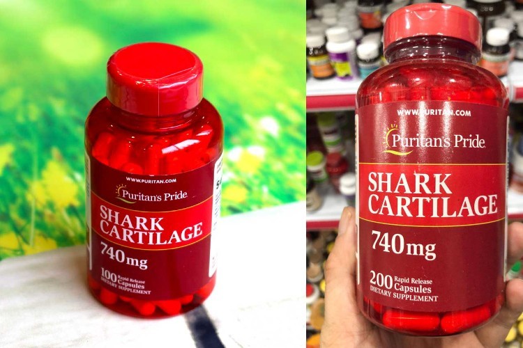 Sụn cá mập của Mỹ Shark Cartilage Puritan's Pride