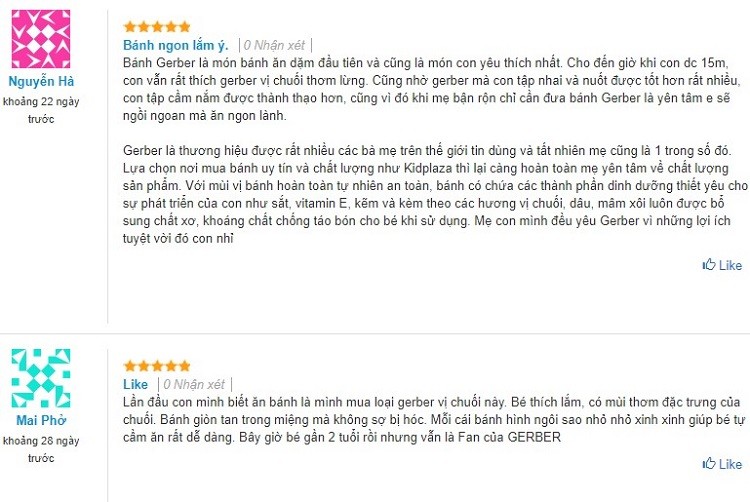 Review bánh ăn dặm Gerber chi tiết Review bánh ăn dặm Gerber, bánh ăn dặm Gerber