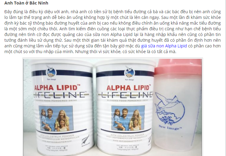sữa non Alpha Lipid có tốt không, uống sữa non Alpha Lipid có tăng cân không, đối tượng sử dụng sữa non Alpha Lipid