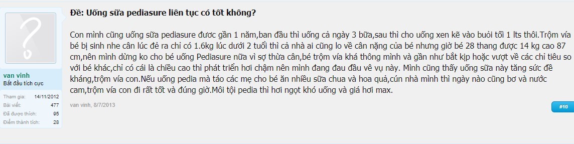 Sữa Pediasure có tốt không, sữa Pediasure giá bao nhiêu, sữa Pediasure có táo bón không, sữa Pediasure có tăng cân không, mua sữa Pediasure chính hãng ở đâu, sữa Pediasure nga có tốt không