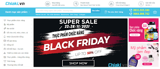 Chương trình black friday chiaki tháng 11