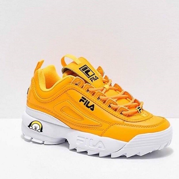 giày fila vàng, giày fila màu vàng, giày fila trắng vàng, giày fila nữ màu vàng