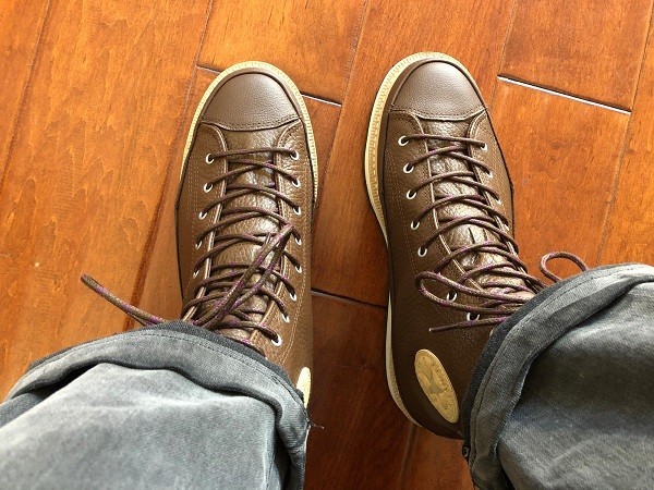 giày converse da nam, giày converse da cao cổ, giày converse da, giày converse da lộn, giày converse da trắng