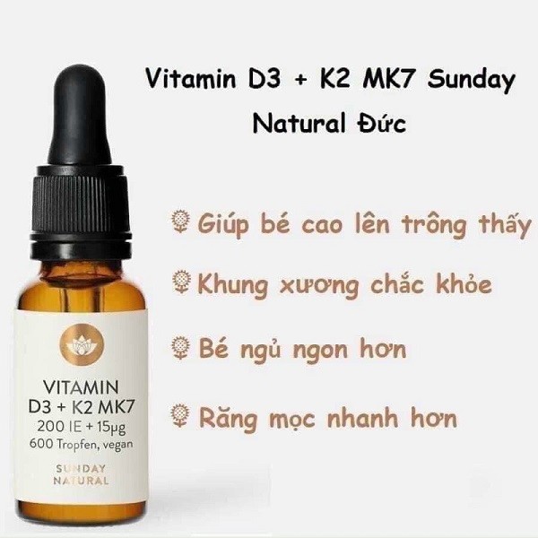 Vitamin D3 + K2 MK7
