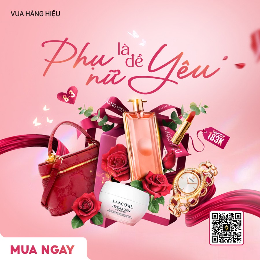 Thông Tin Chương Trình Khuyến Mãi 8/3 Vua Hàng Hiệu